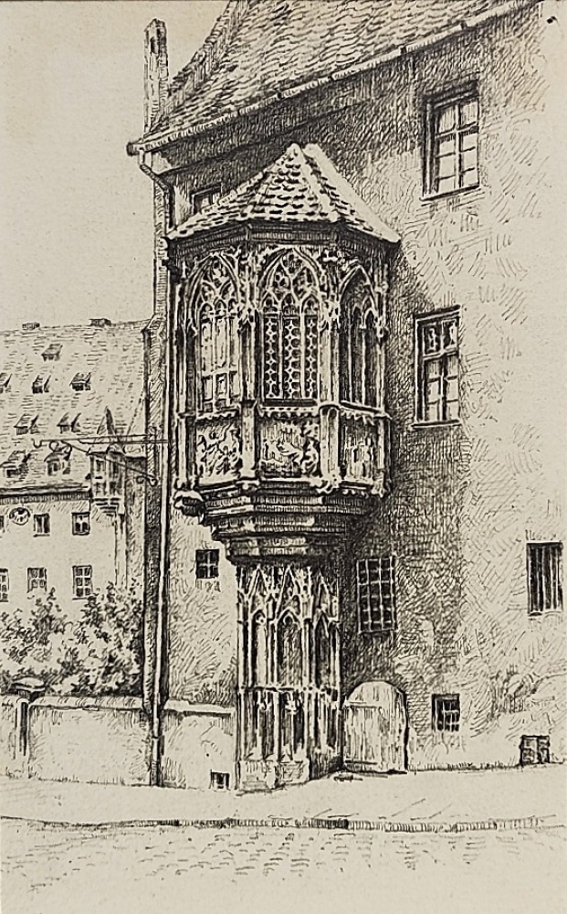 Eduard Schotte, Nürnberg, Chörlein am Sebalder Pfarrhof