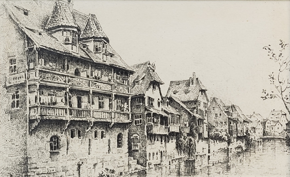 Eduard Schotte, Nürnberg, Goldenes Haus an der Pegnitz