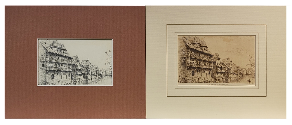 Eduard Schotte, Nürnberg, Goldenes Haus an der Pegnitz