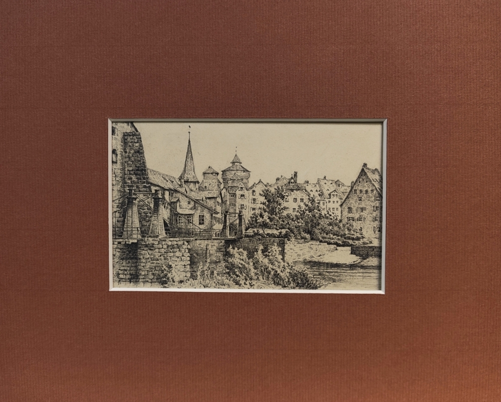 Eduard Schotte, Nürnberg, Kettensteg rechte Pferdeschwemme