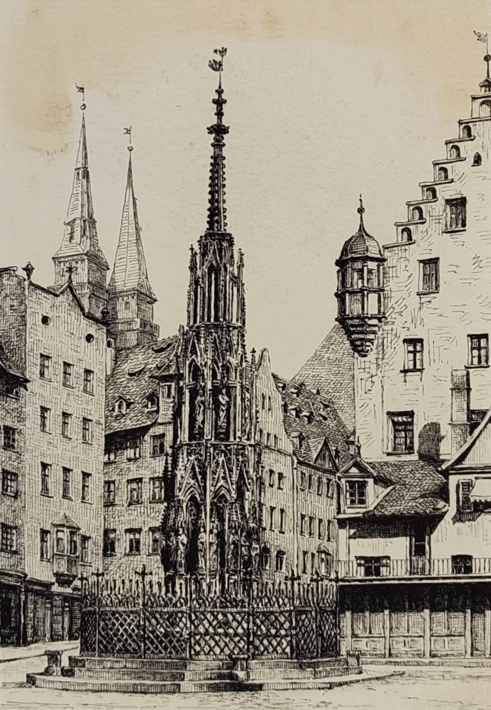 Eduard Schotte, Nürnberg, Schöner Brunnen