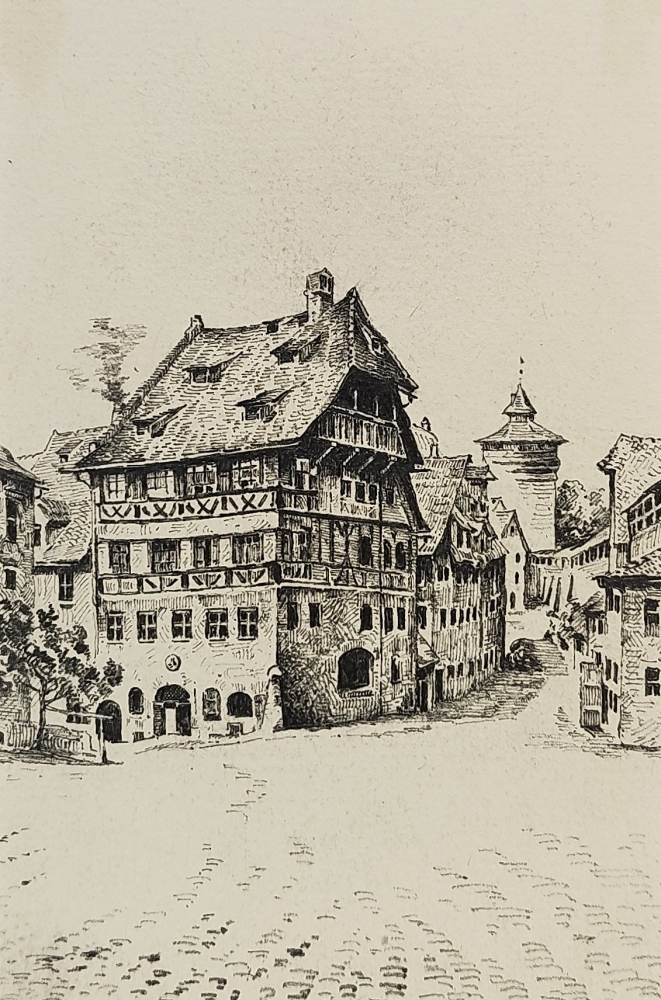 Eduard Schotte, Nürnberg Dürerhaus und Neutorturm