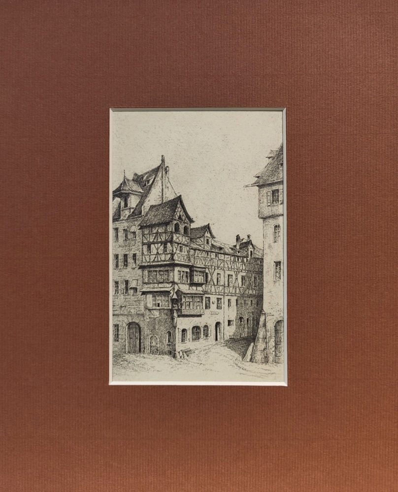 Eduard Schotte, Gläserner Himmel an der Ecke Bindergasse Nürnberg