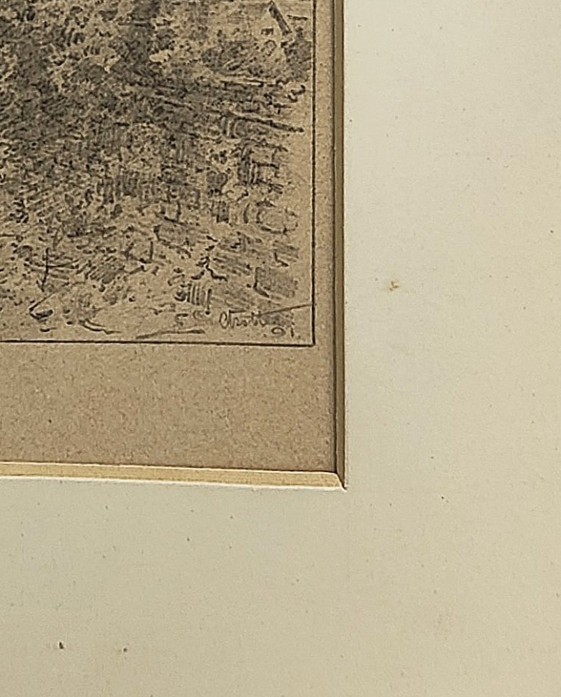 Eduard Schotte, Nürnberg Blick auf die Burg