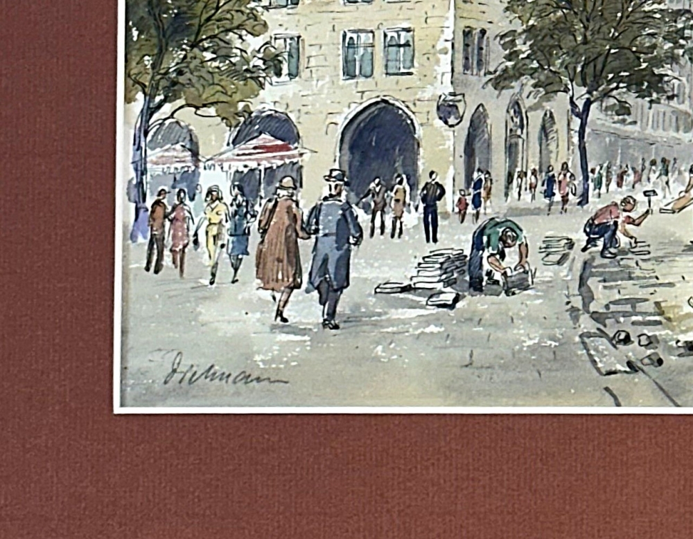 Alfred Karl Dietmann, Lorenzkirche Nürnberg mit Königstraße