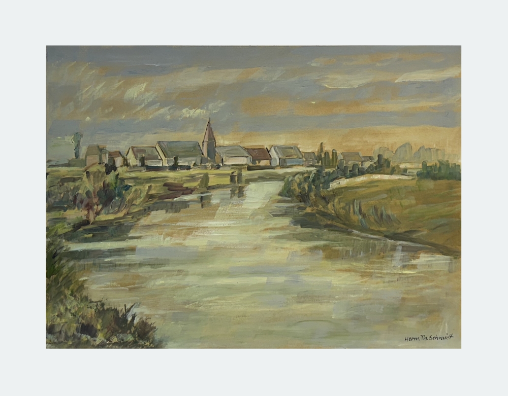 Hermann Thomas Schmidt, Franken Dorf an der Pegnitz