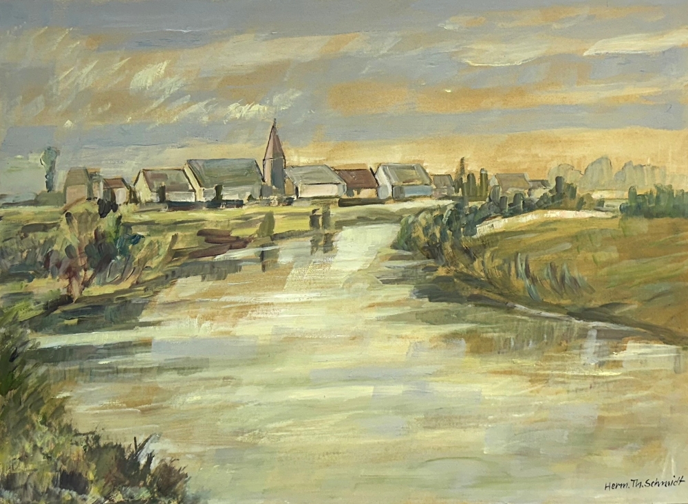 Hermann Thomas Schmidt, Franken Dorf an der Pegnitz