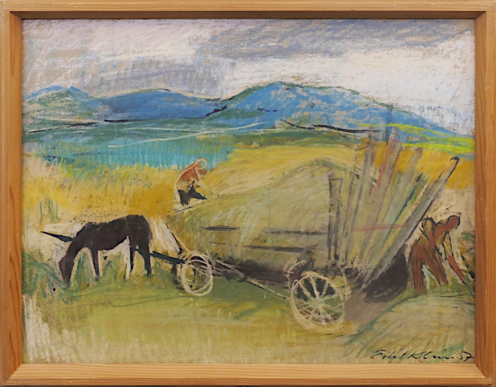 Eitel Klein, hay harvest