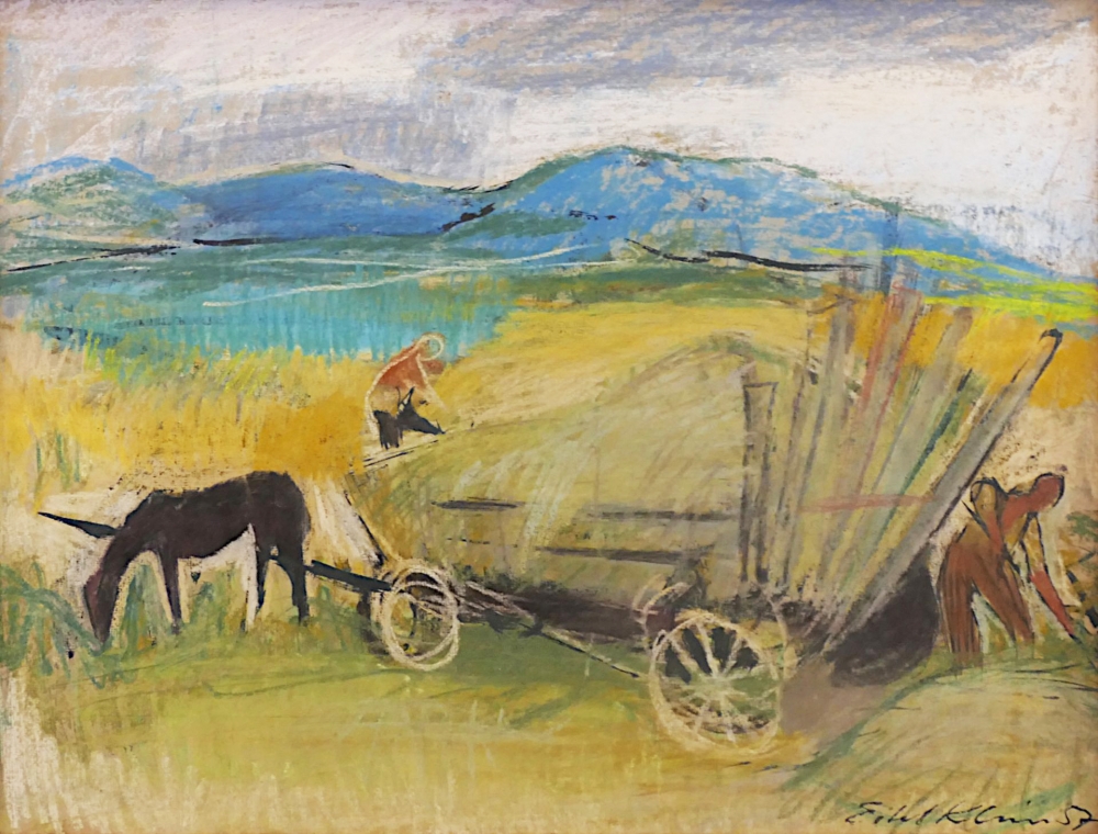 Eitel Klein, hay harvest