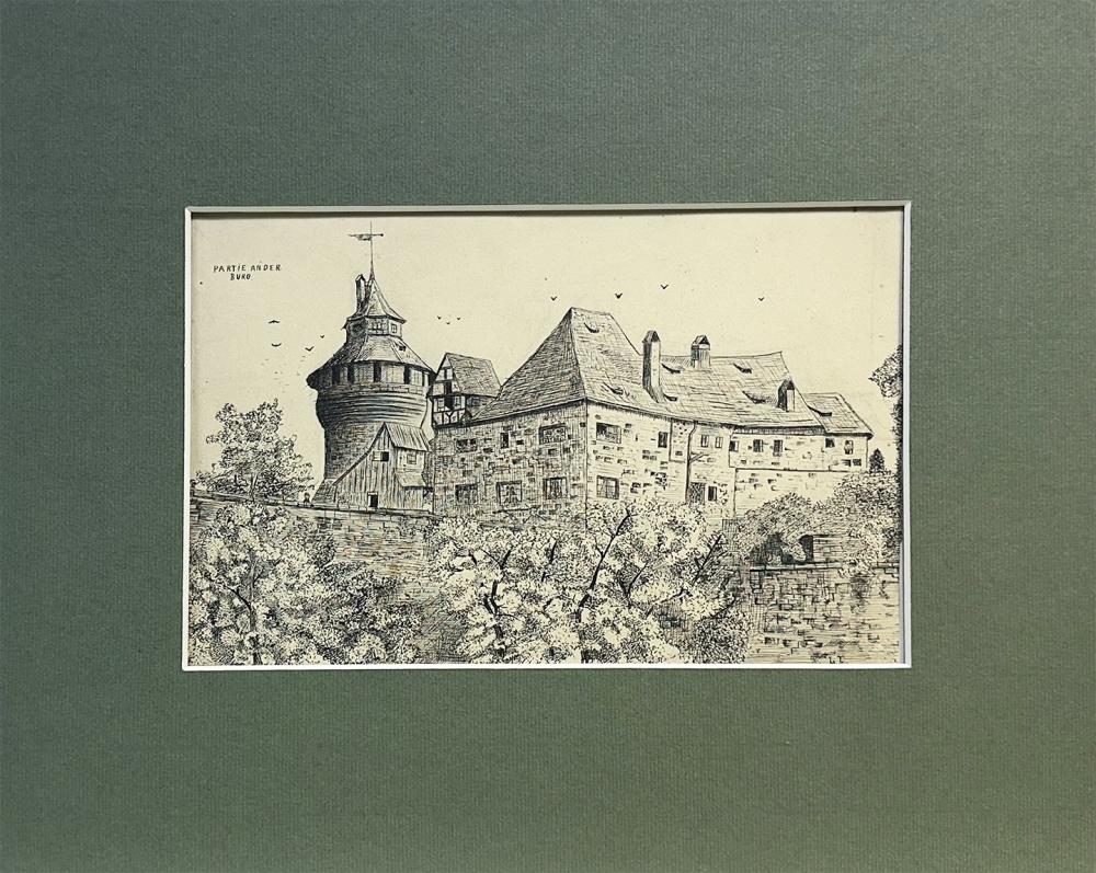 Ludwig Teichert, Nürnberger Burg