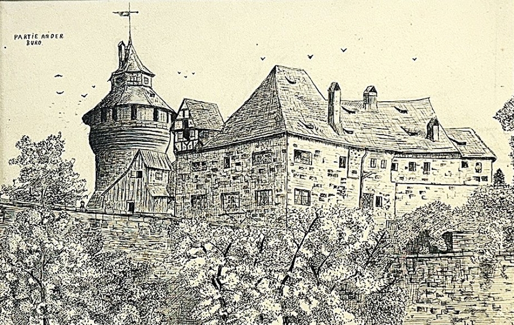 Ludwig Teichert, Nürnberger Burg