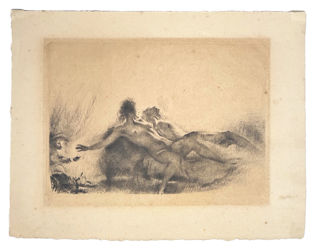 Paul Herrmann, Liegender Akt