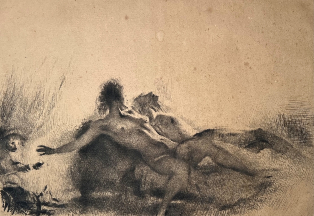 Paul Herrmann, Liegender Akt