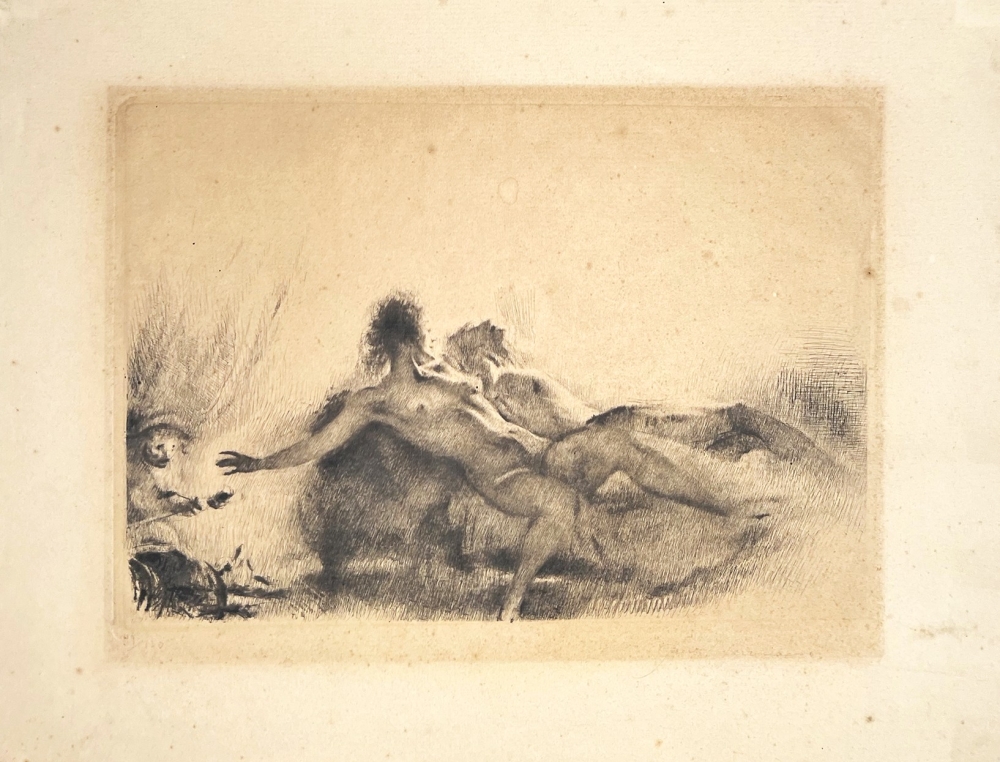 Paul Herrmann, Liegender Akt