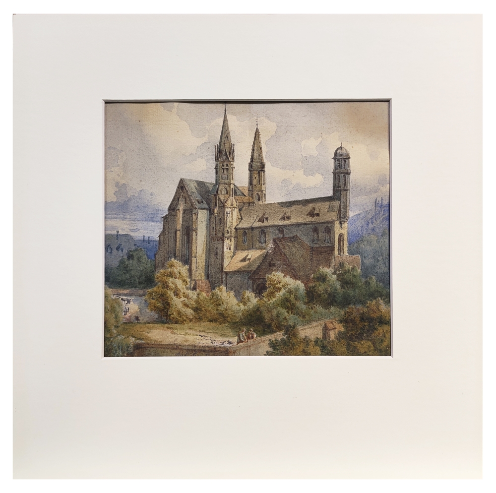 August Christian Geist, St. Burkard in Würzburg 1853