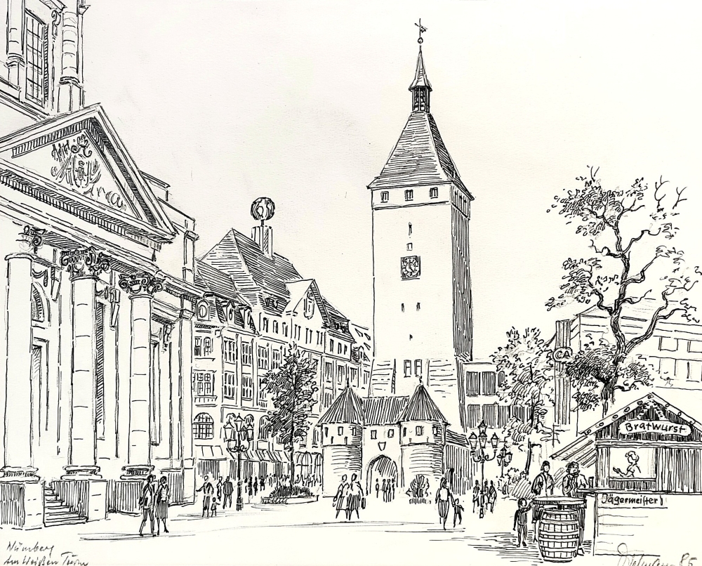 Alfred Karl Dietmann, Nürnberg am Weißen Turm
