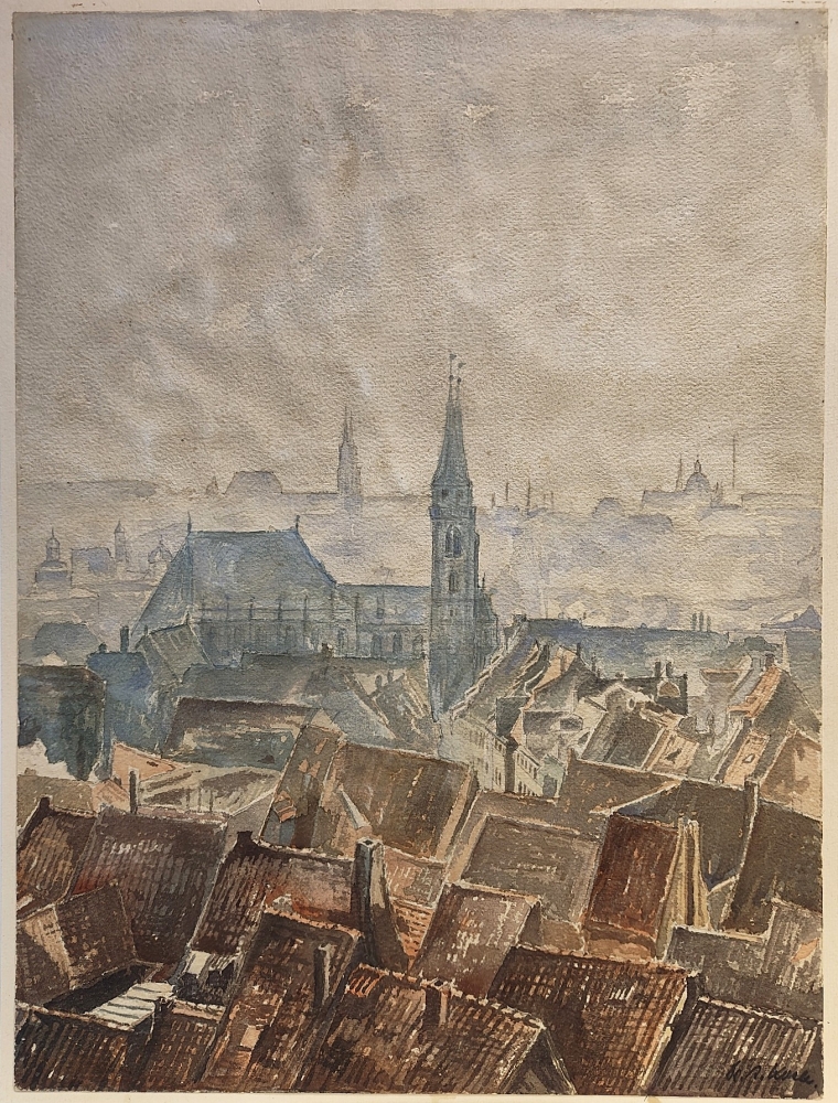 Dr. A. Koch, Nürnberg, St. Sebalduskirche mit Burgviertel