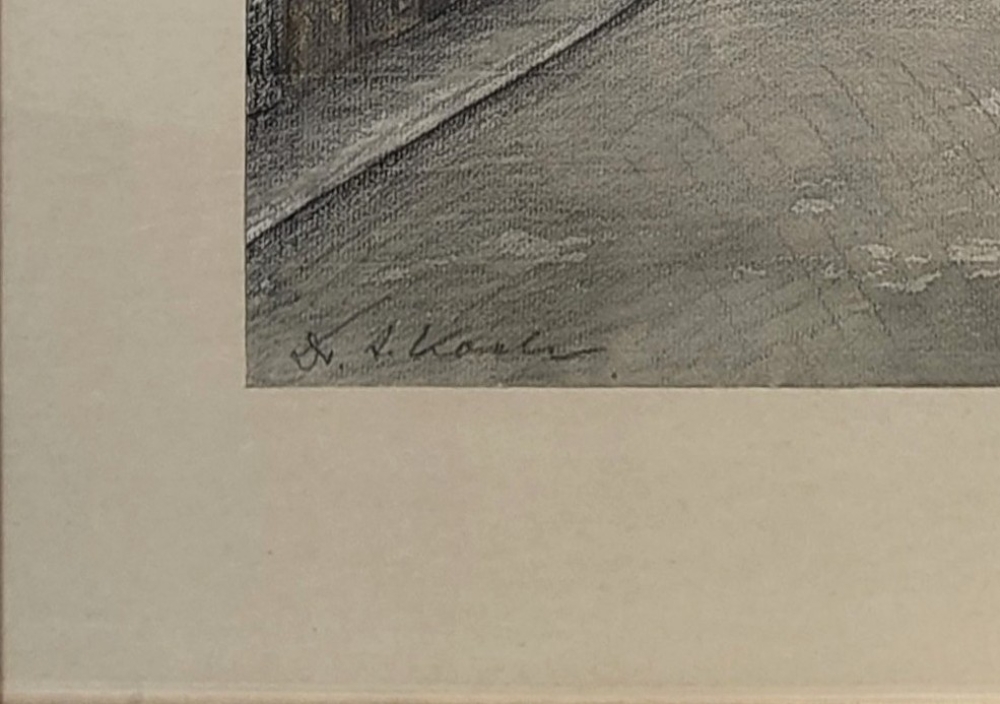 Dr. A. Koch, Nürnberg, Blick durch die Weißgerbergasse