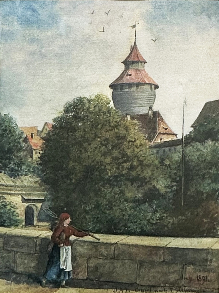 J. A. L, Nürnberg, Festner Tor mit Sinwellturm