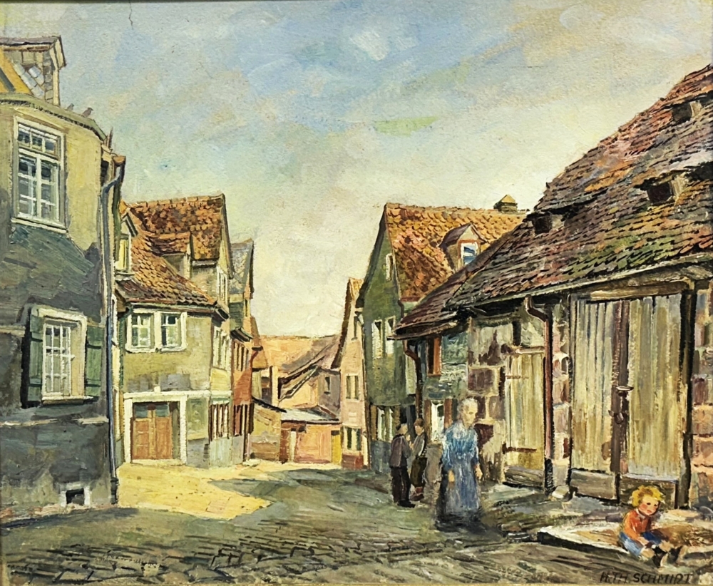 Hermann Thomas Schmidt, Gässchen in Wörth Nürnberg