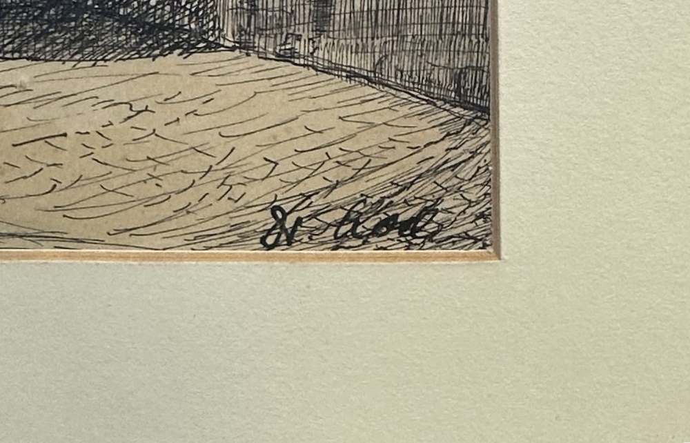 Dr. A. Koch, Aufgang zur Burgfreiung mit Sinwellturm