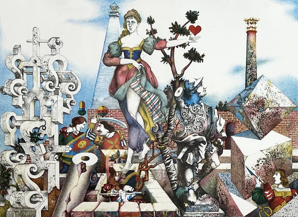 Michael Mathias Prechtl, Herzdame im Tarock