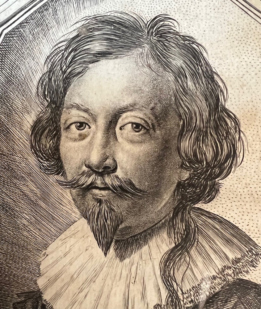 Kovolut von zehn Kupferstiche um 1625 berühmte Persönlichkeiten