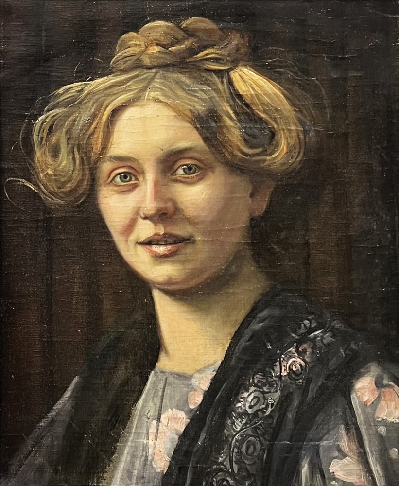 Peter Bina, Frauenportrait, Maria Bina