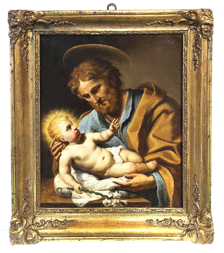 Heiliger Josef mit dem Jesuskind 18. Jahrhundert