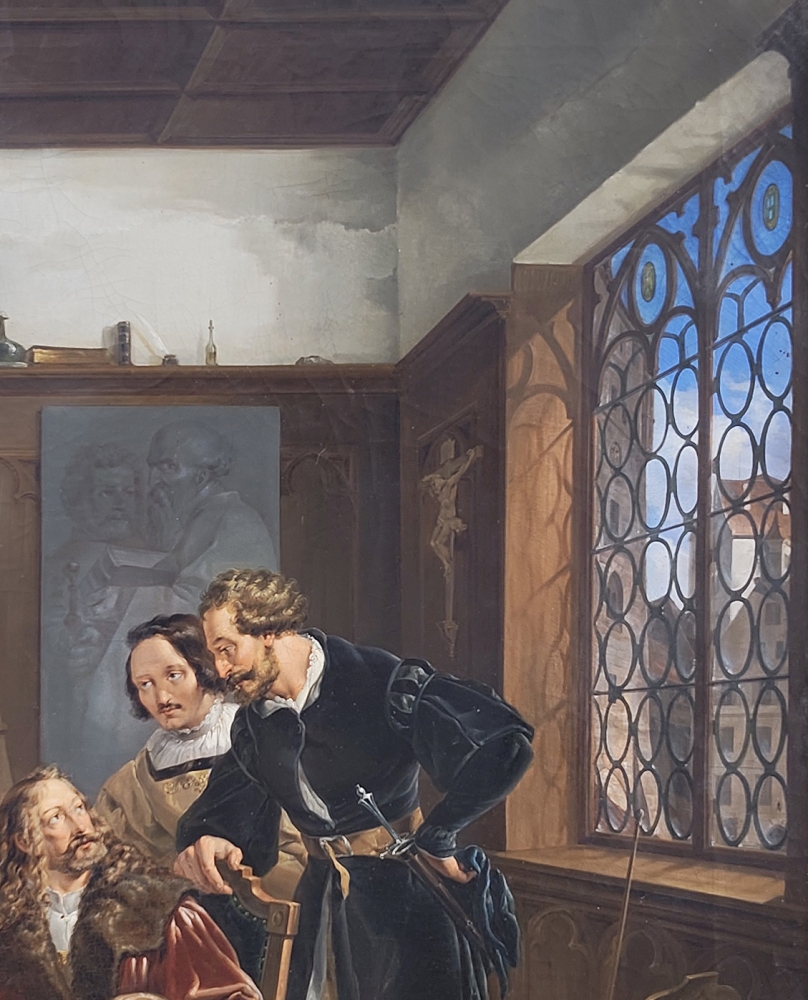 Johann Georg Christian Perlberg, Albrecht Dürer in seinem Atelier 1868