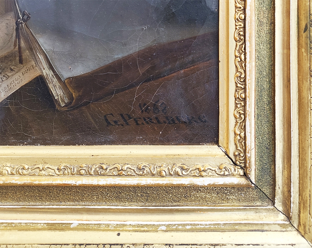Johann Georg Christian Perlberg, Albrecht Dürer in seinem Atelier 1868