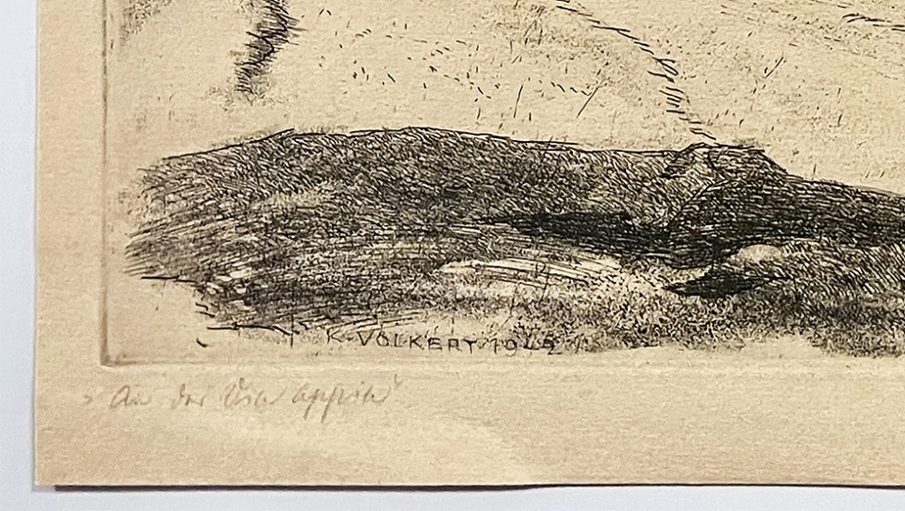 Konrad Volkert, On the Via Apia