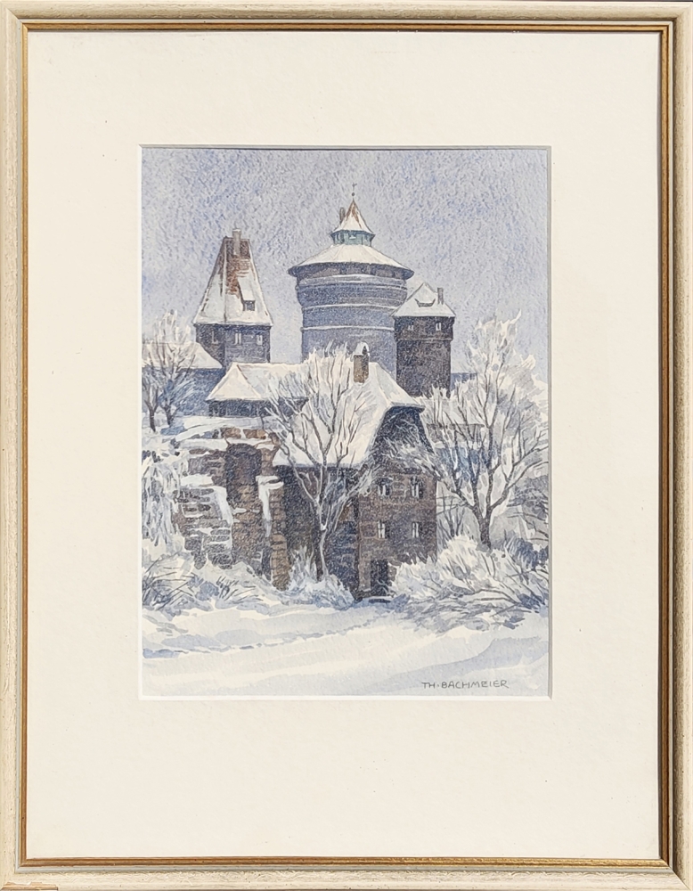 Thomas Bachmeier, Nürnberger Burggraben im Winter
