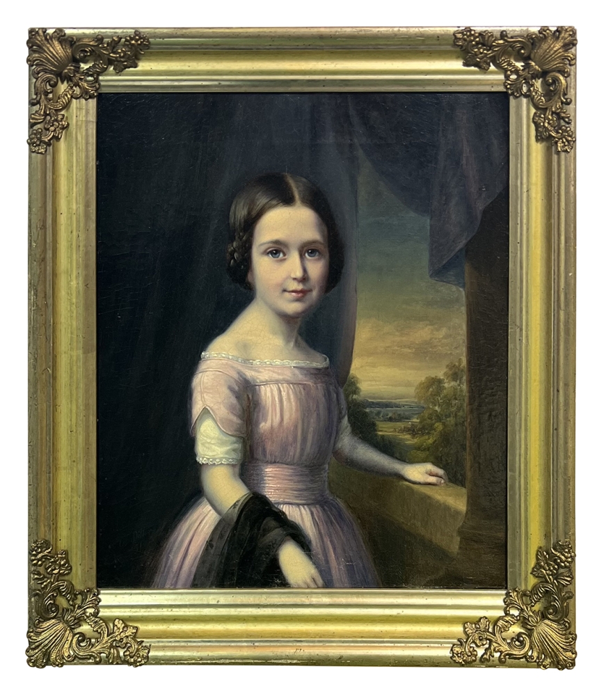 Otto Diller, Portrait of a Girl 1851