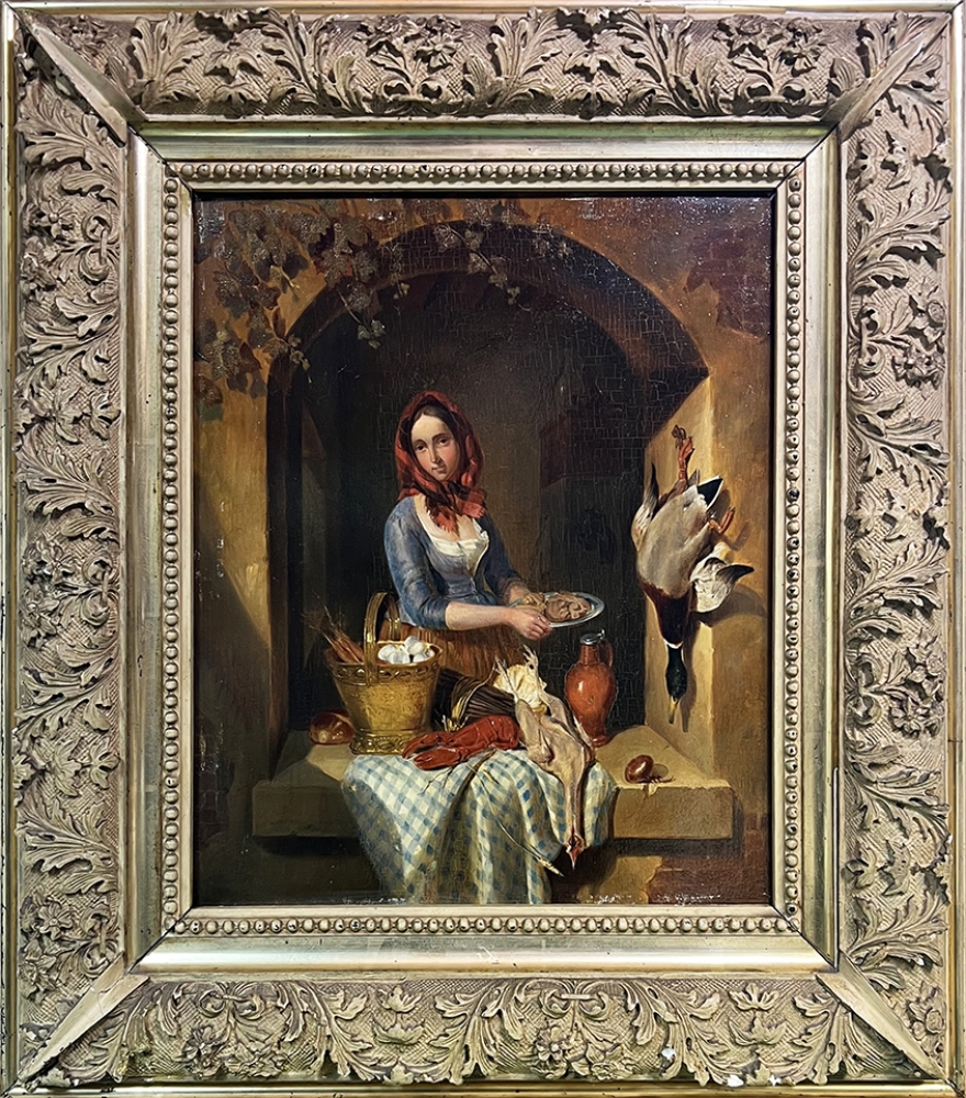 Elisabeth Alida van Kiers-Haane (zug.), Junge Marktfrau