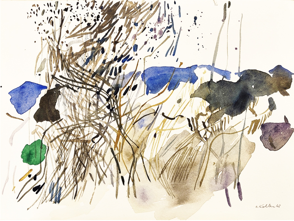 Oskar Koller, Abstract landscape