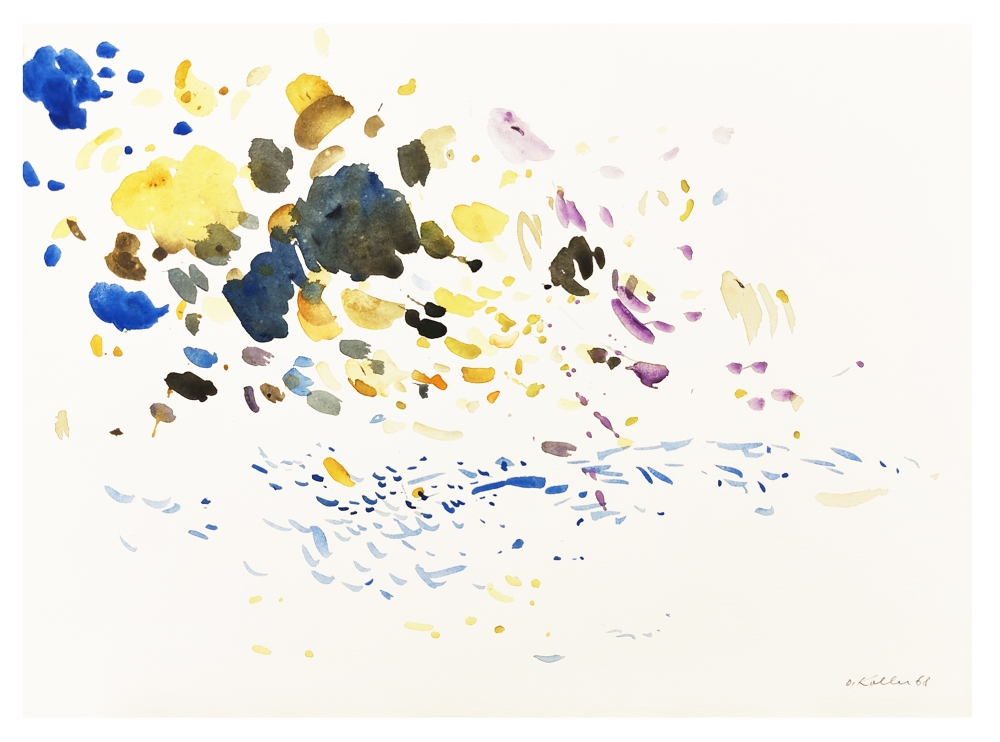 Oskar Koller, Abstract Watercolour