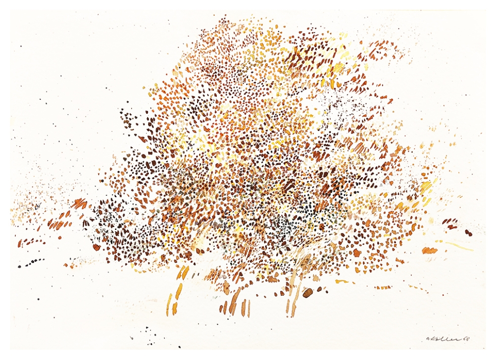 Oskar Koller, Abstract dotted composition
