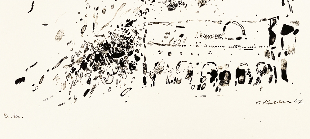 Oskar Koller, abstract representation of a house