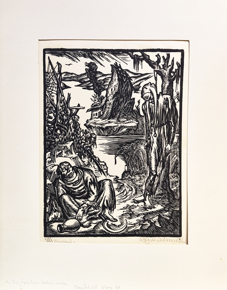 Bruno Goldschmitt, Woodcut Set of 4 Prints