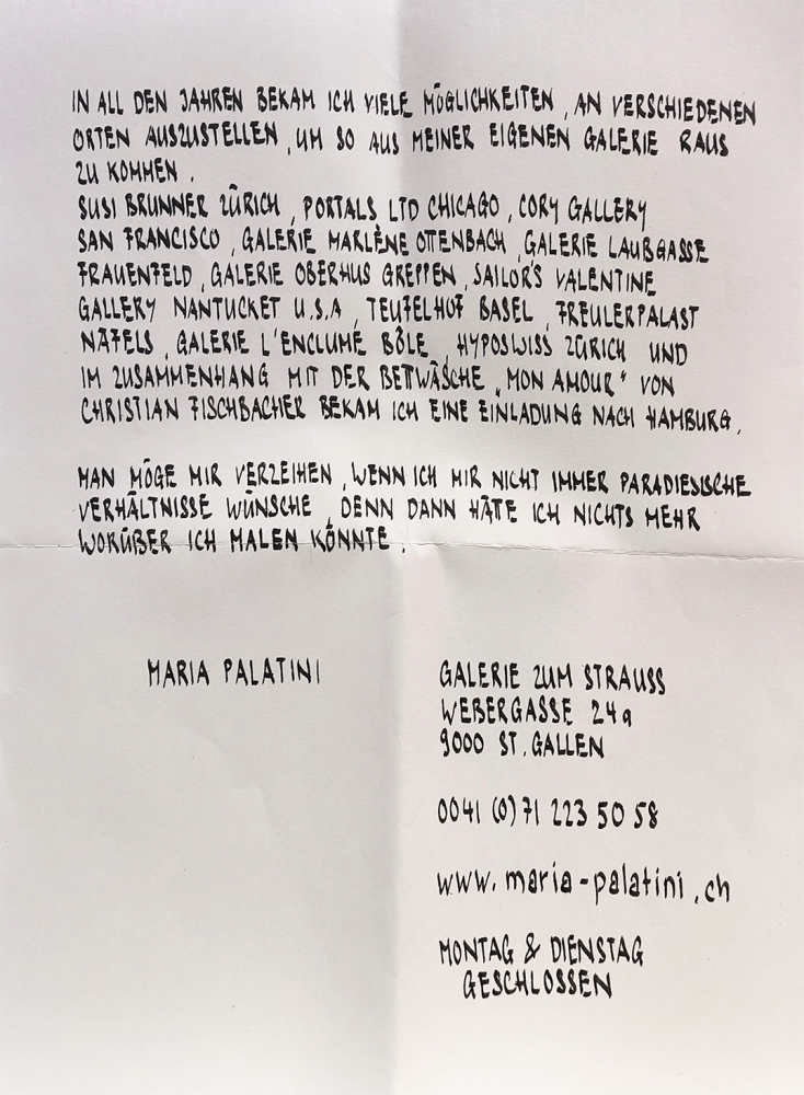 Der Golfer, Maria Palatini
