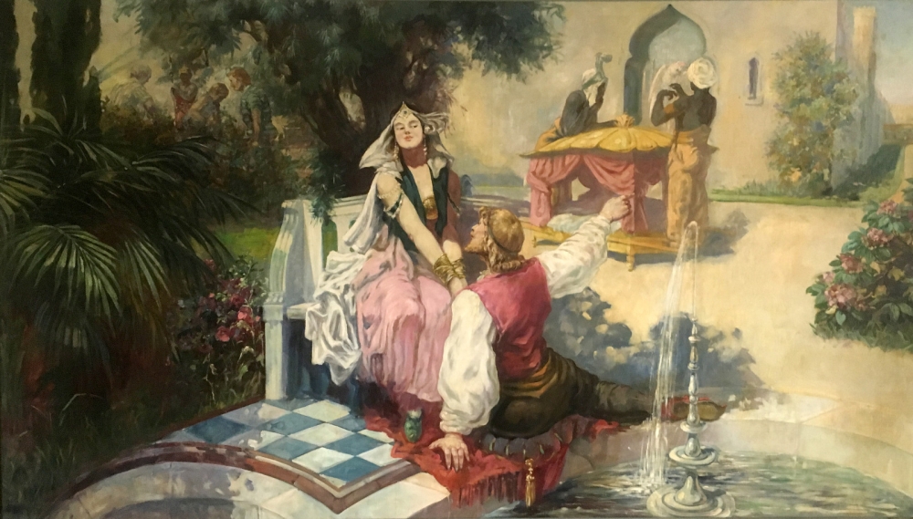 Romeo and Juliet, Oil Painting (Large Format, 150 x 250 cm) Pickup Only