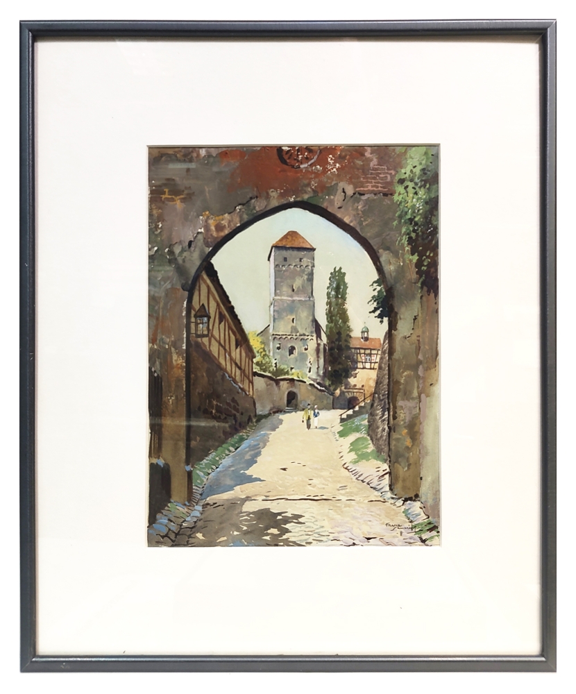 Franz Schmidt, Burgtor mit Heidenturm Nürnberg