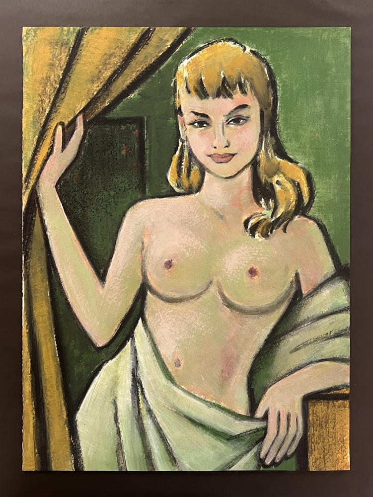 Ludwig Schäfer-Grohe, Female Nude painting