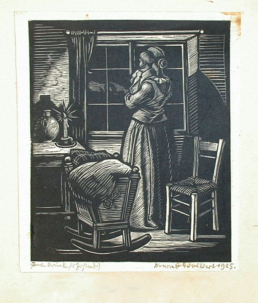 Konrad Volkert, Mutter und Kind am Fenster