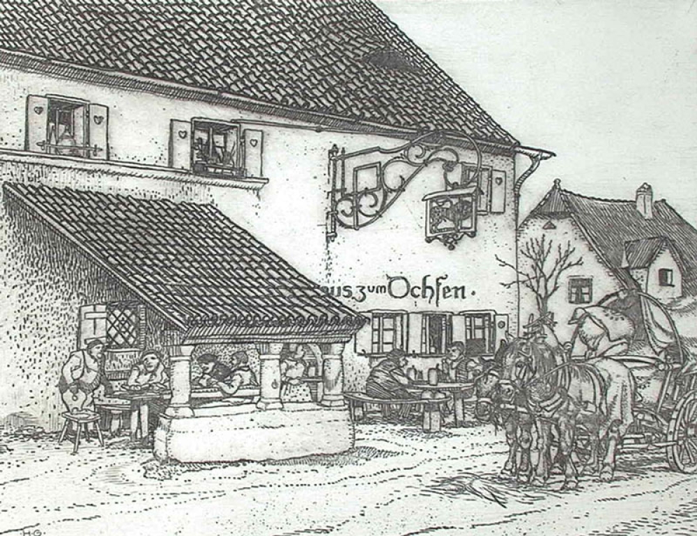 Hermann Gradl, Wirtshaus zum Ochsen