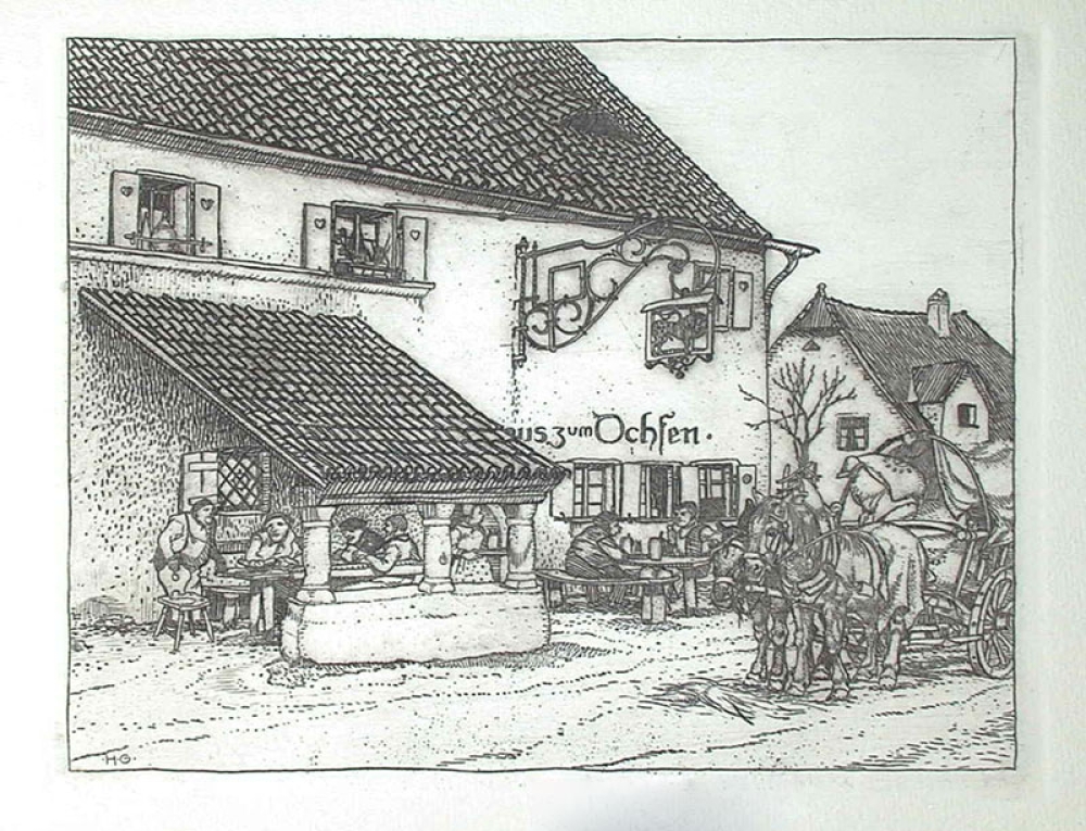 Hermann Gradl, Wirtshaus zum Ochsen