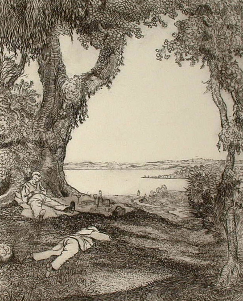 Hermann Gradl, Picknick am See