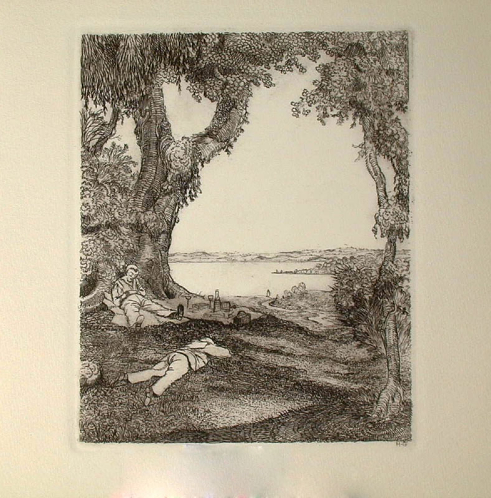 Hermann Gradl, Picknick am See