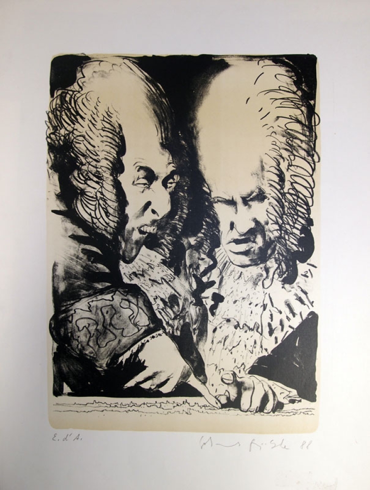 Johannes Grützke, Zwei Komponisten